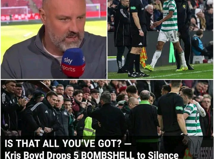 CRY ME A RIVER!” — Kris Boyd BRUTALLY Mocks Celtic After Trusty Red Card Shame! You need to see his reaction.