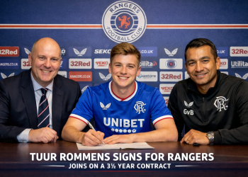 DEAL CONFIRMED: Rangers Officially Announce Tuur Rommens on 3½-Year Deal as Ibrox Welcomes Its Newest Star.