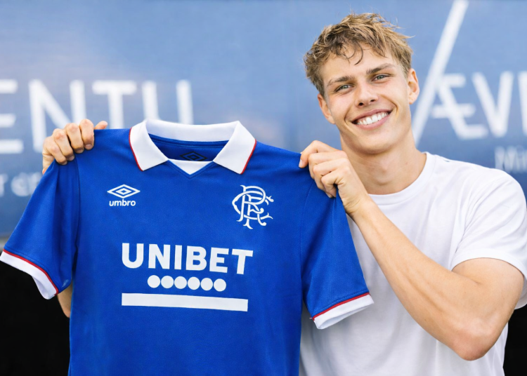 SKY SPORTS OFFICIAL ANNOUNCEMENT RANGERS HAVE SIGN Jens Hjertø-Dahl