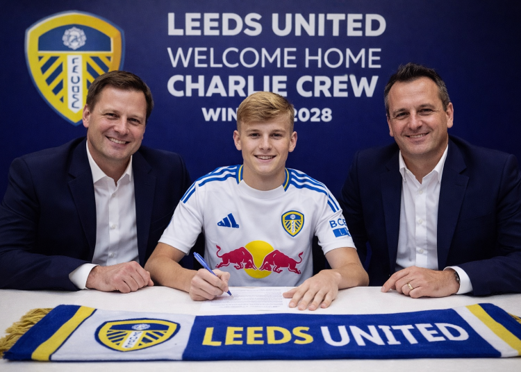 WELCOME HOME: – Charlie Crew Signs Leeds United Return this January 2026 as Elland Road Erupts