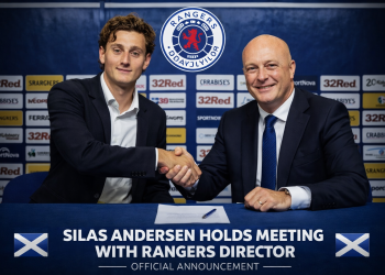 DONE DEAL LOADING? Silas Andersen Holds Crunch Talks With Rangers Director as Ibrox Announcement Nears.
