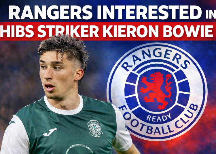DON’T MISS THIS: Rangers Plot Shock Move for Hibs Hitman Kieron Bowie as Transfer Battle Heats Up! 🔵⚪