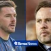 HERE WE GO: Michael Beale and Jack Butland react as Rangers announce brand new contract.