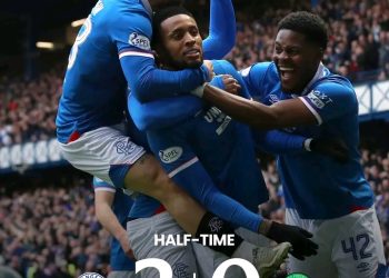 HALF TIME | Rangers 2-0 Celtic  Great first half. Keep it up Rangers. Your thoughts?