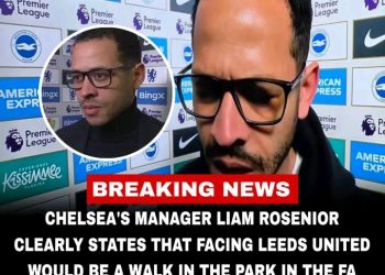 🗣️ “Facing Leeds United? That’s light work for us.” 🗣️ “If we play our game, Leeds United won’t get near us.” 🗣️ “We’re levels above them—simple as that.” 🗣️ “This isn’t pressure… it’s an easy route to the final.”