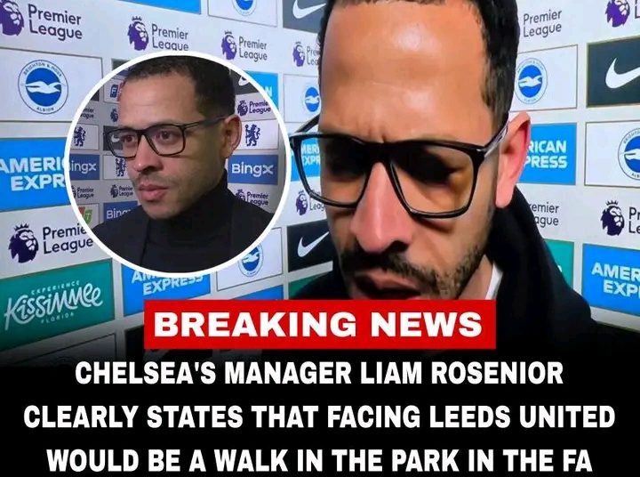 🗣️ “Facing Leeds United? That’s light work for us.” 🗣️ “If we play our game, Leeds United won’t get near us.” 🗣️ “We’re levels above them—simple as that.” 🗣️ “This isn’t pressure… it’s an easy route to the final.”