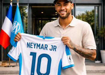 NEYMAR À MARSEILLE : La superstar brésilienne Neymar étourdit le monde du football de choc.
