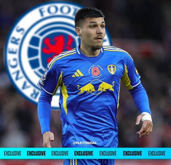 Rangers Target Leeds United Striker After Premier League Exit – Can He Solve Ibrox Goal Crisis?