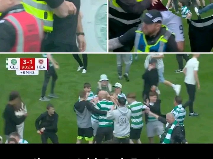 FOOTBALL CHAOS AT CELTIC PARK! 😱🏆  Fans STORM the Pitch Before Full Time as Celtic STEAL the Title with a 98th-Minute Winner in Absolute Madness! 🍀🔥