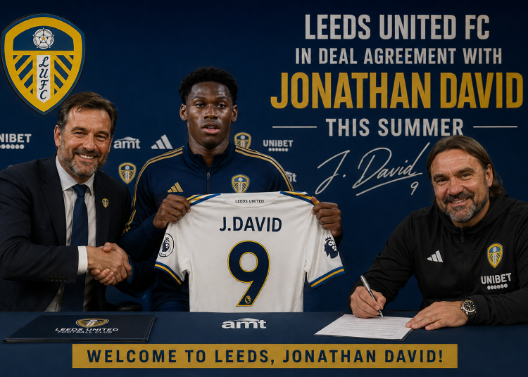 AGREEMENT CONFIRM:“Leeds United Strike Major Summer Deal as Jonathan David Agrees Stunning Elland Road Move!”
